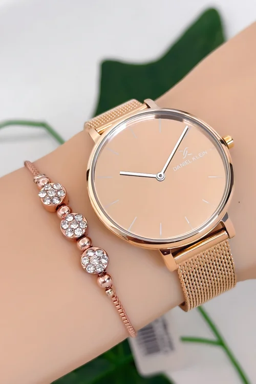Daniel Klein Çelik Kordon Kadın Kol Saati 3 Atm Suya Dayanıklı Rose zmdk1189