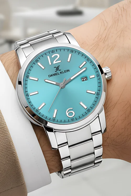 Daniel Klein Erkek Kol Saati Takvimli Çelik Kordon Çelik Kasa Bileklik Hediyesi Ile 3 Atm Su Geçirmez zmdk1143