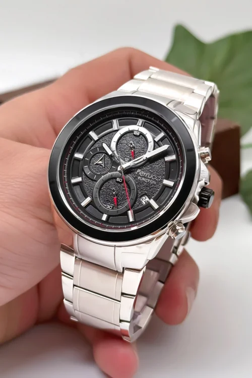 Ferrucci Function Gümüş Çelik Kordonlu Erkek Kol Saati – zmfer002