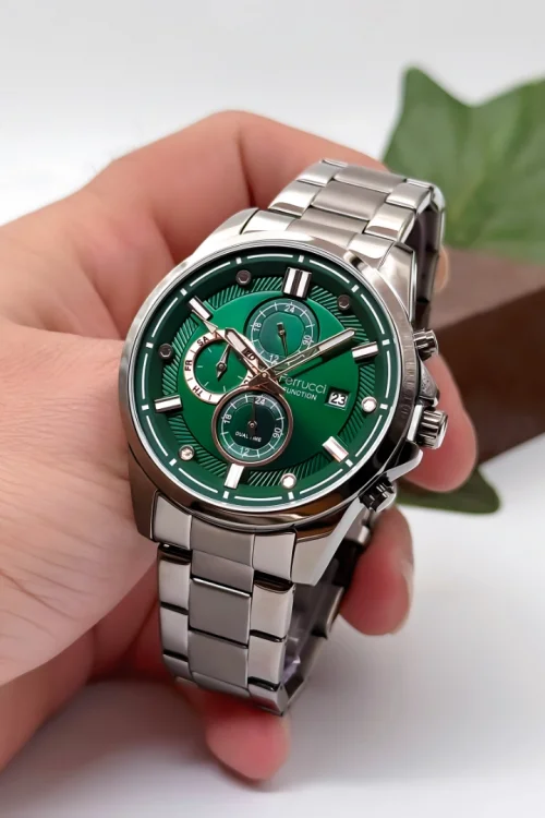 Ferrucci Function Erkek Kol Saati - Füme Çelik Kordon zmfer002