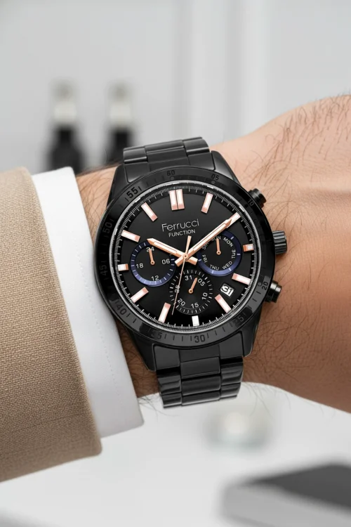 Ferrucci Function Erkek Kol Saati Çelik Kordon Çelik Kasa 3 ATM Suya Dayanıklılık zmfer047