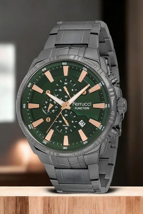 Ferrucci Function Erkek Kol Saati Füme Renk FCF.13144FM.04+Bileklik zmfer130