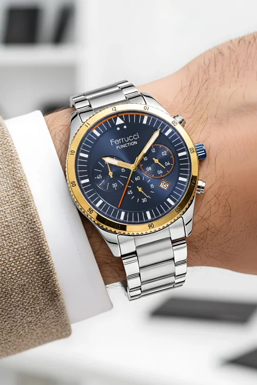 Ferrucci Function FC 13907TM Erkek Kol Saati – Şıklık ve Fonksiyonelliğin Buluşma Noktası zmfer001