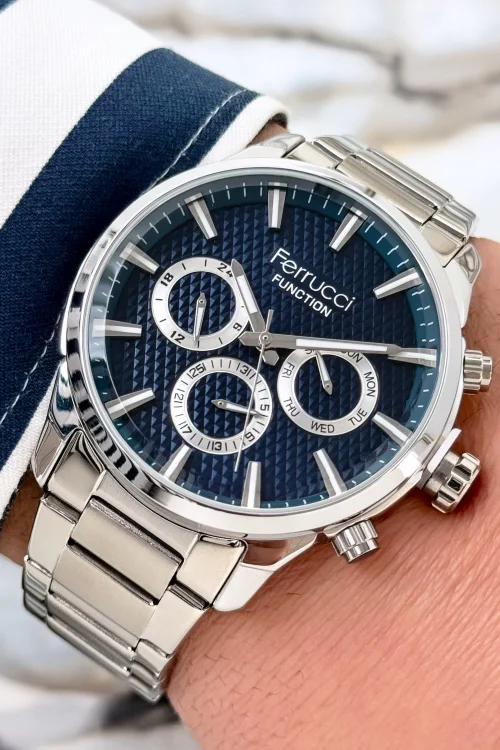 Ferrucci Function Mineral Cam Çelik Kordon&Kasa Erkek Saat zmfer086