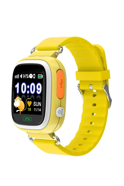 ZMSMART Akıllı Çocuk Takip Saati, BTK Kayıtlı ve Orijinal 2 Yıl Garantili Sarı zms1190