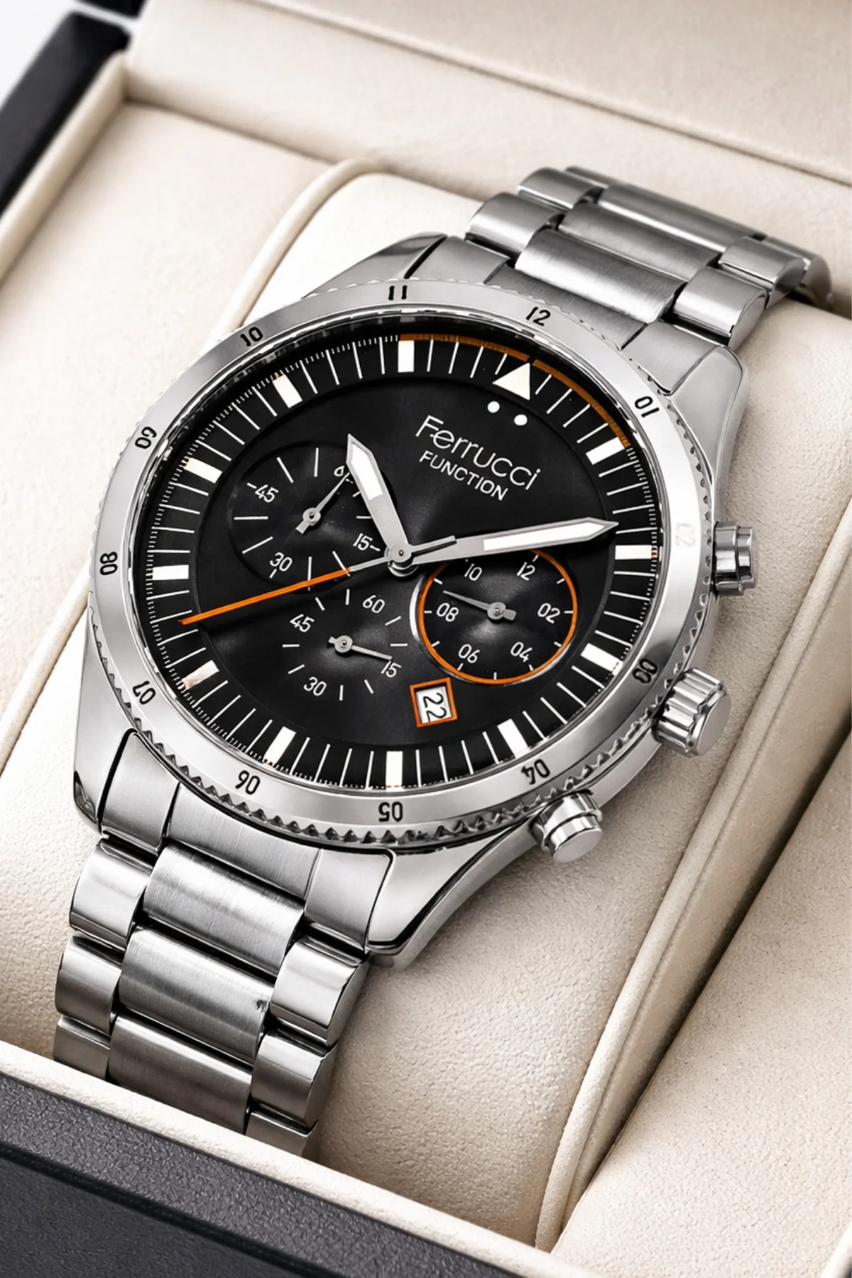 Ferrucci Function Erkek Kol Saati – FC 13907TM | Şıklığın ve Fonksiyonelliğin Modern Yorumu zmfer001