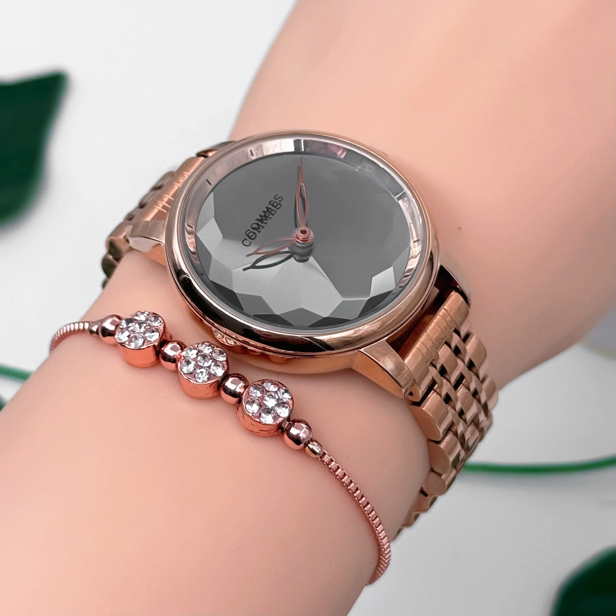 Commes Çelik Kordon&Kasa Kadın Kol Saati 3 Atm Su Geçirmez Rose zmcms040