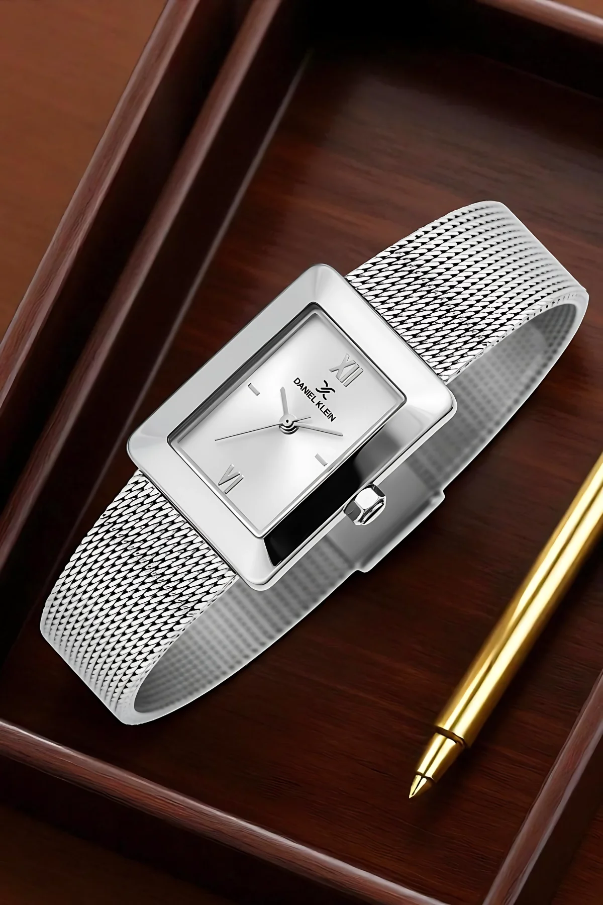 Daniel Klein Kadın Kol Saati, Çelik Kordon&Kasa+Bileklik Hediyeli Gümüş zmdk1201