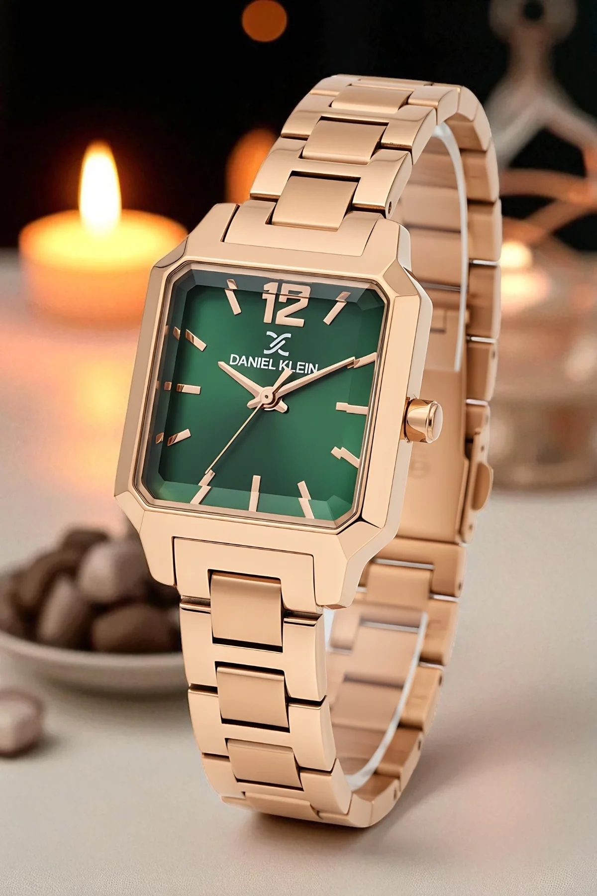 Daniel Klein Kadın Kol Saati, Çelik Kordon&Kasa+Bileklik Hediyeli Rose zmdk1199