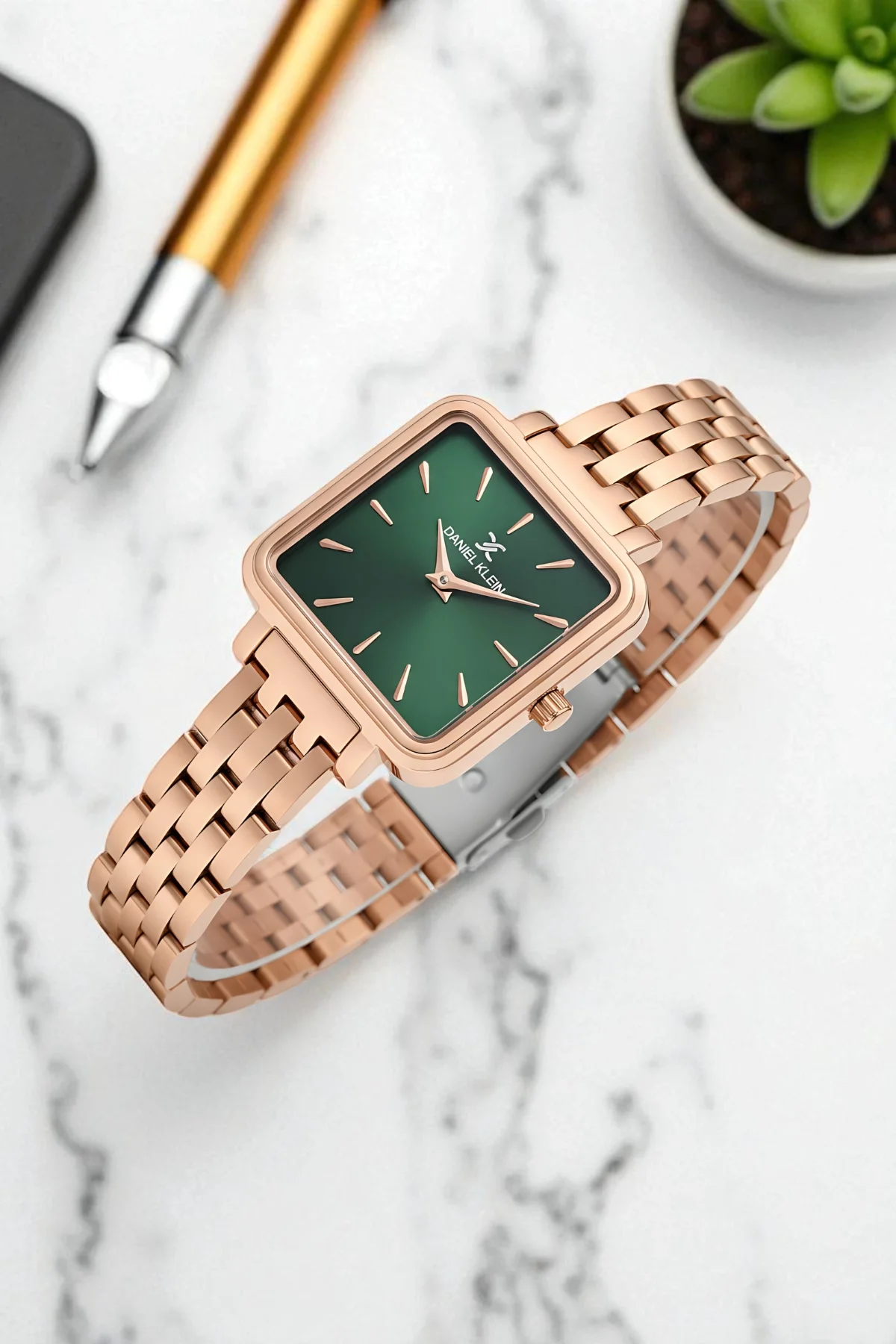 Daniel Klein Kadın Kol Saati, Çelik Kordon&Kasa+Bileklik Hediyeli Rose zmdk1200