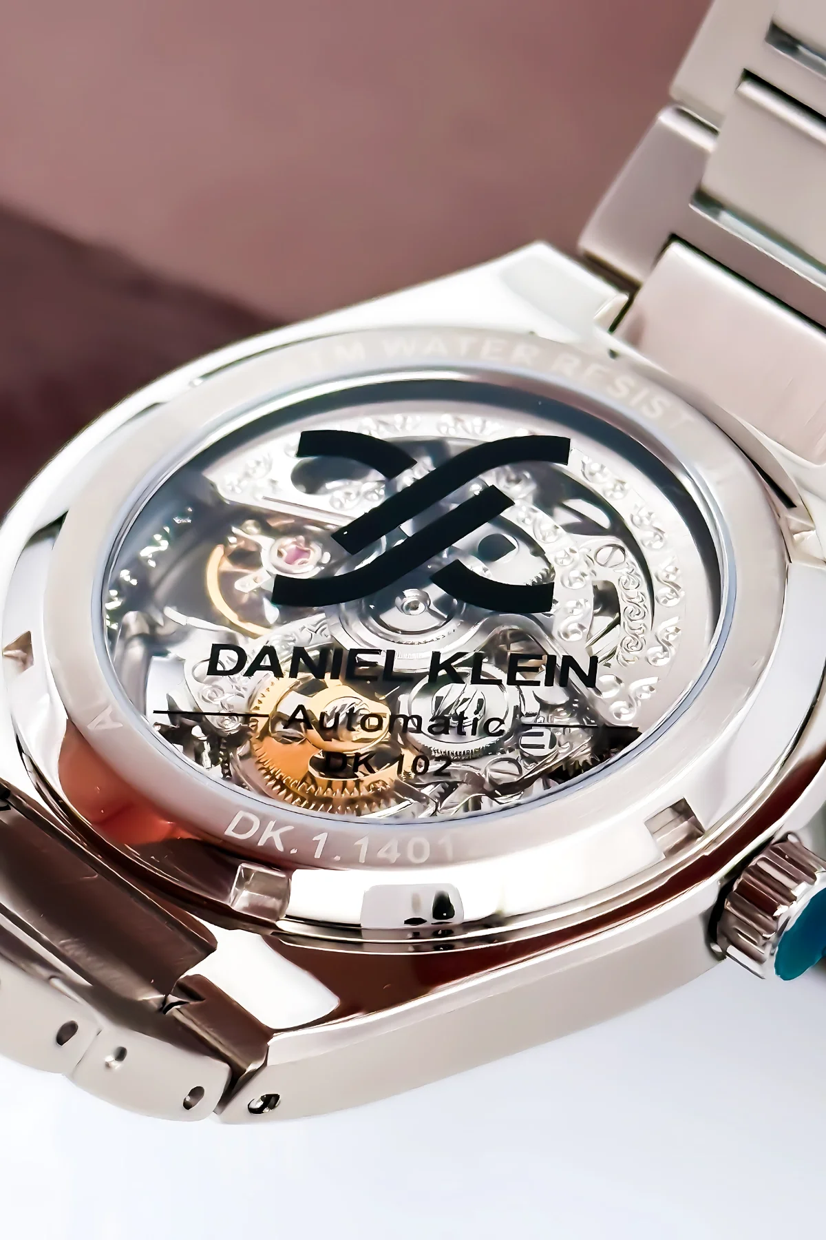 Daniel Klein Otomatik Mekanizma Çelik Kordon Çelik Kasa Erkek Kol Saati Gümüş-Yeşil zmdk1197