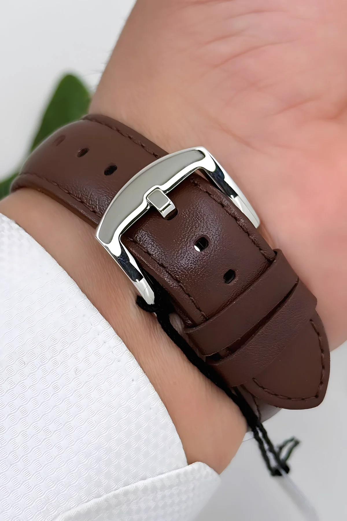 Ferrucci Function Deri Kordon Erkek Kol Saati 3 ATM- Bileklik Hediyeli Kahverengi-Gümüş zmfer168