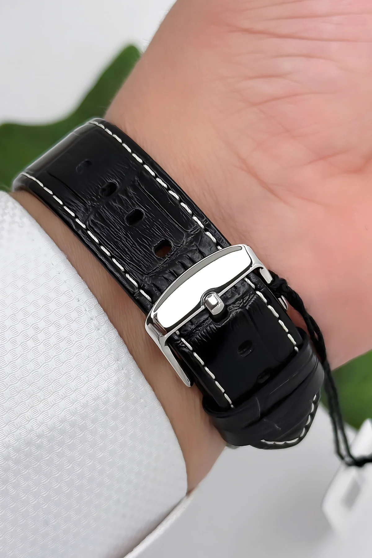 Ferrucci Function Deri Kordon Erkek Kol Saati 3 ATM- Bileklik Hediyeli Siyah-Gümüş zmfer165