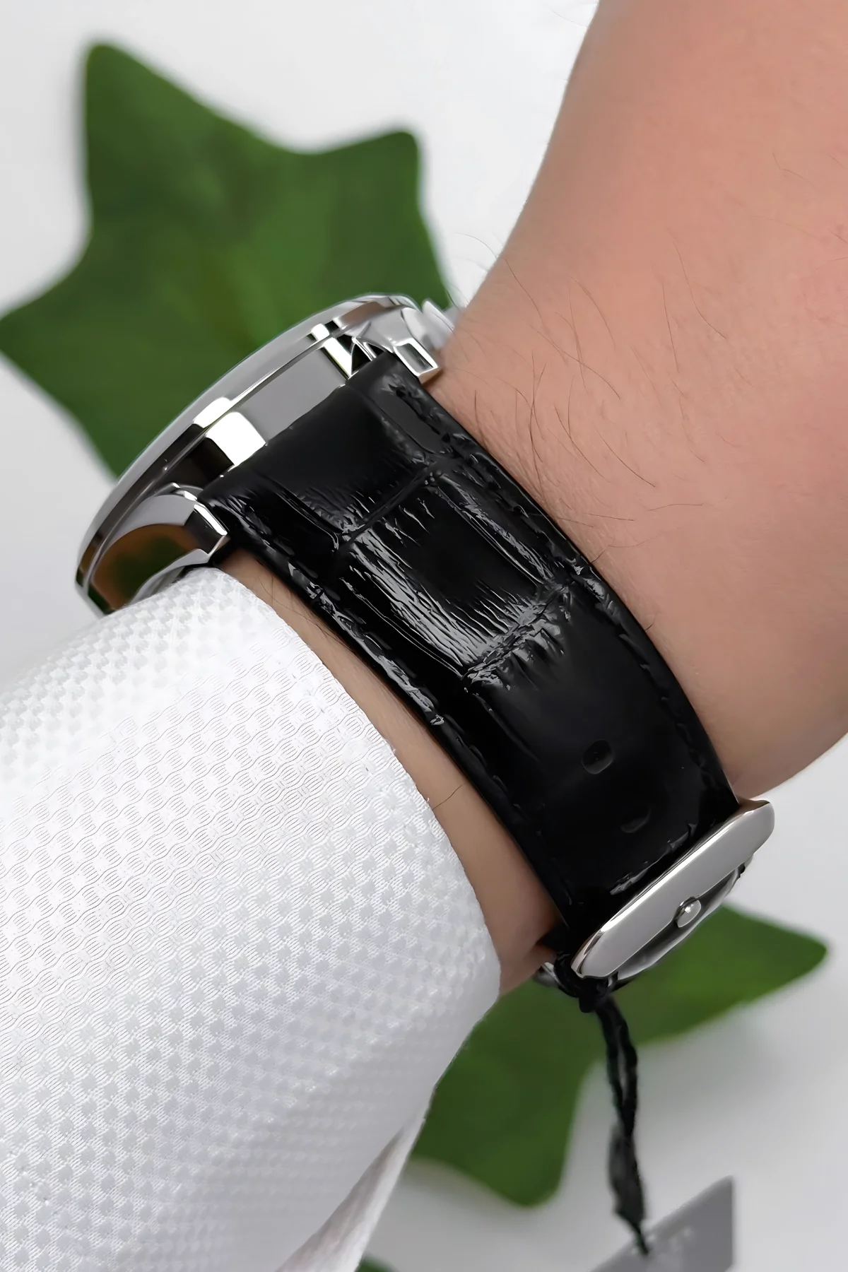 Ferrucci Function Deri Kordon Erkek Kol Saati 3 ATM- Bileklik Hediyeli Siyah-Gümüş zmfer166