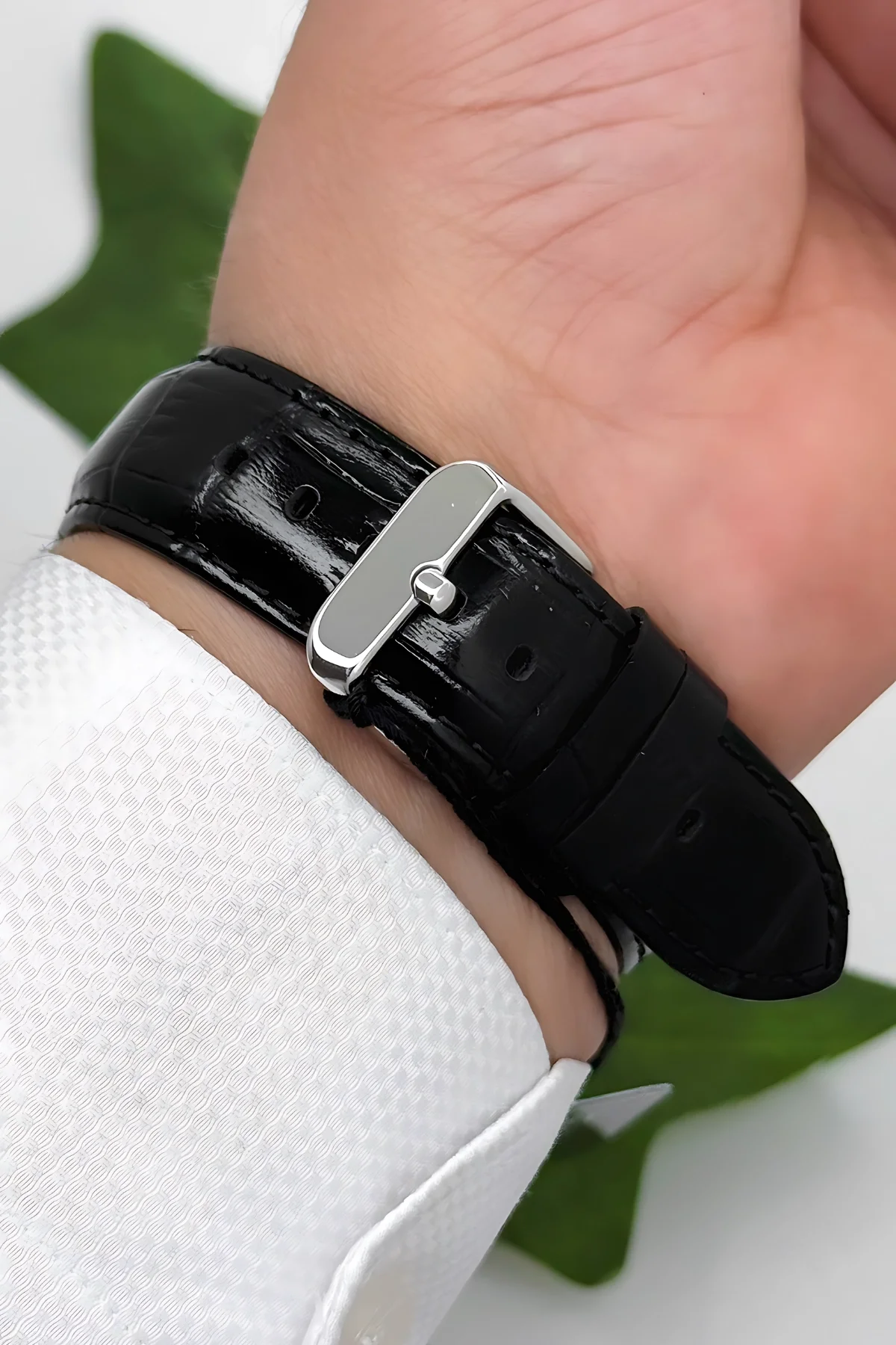 Ferrucci Function Deri Kordon Erkek Kol Saati 3 ATM- Bileklik Hediyeli Siyah-Gümüş zmfer166