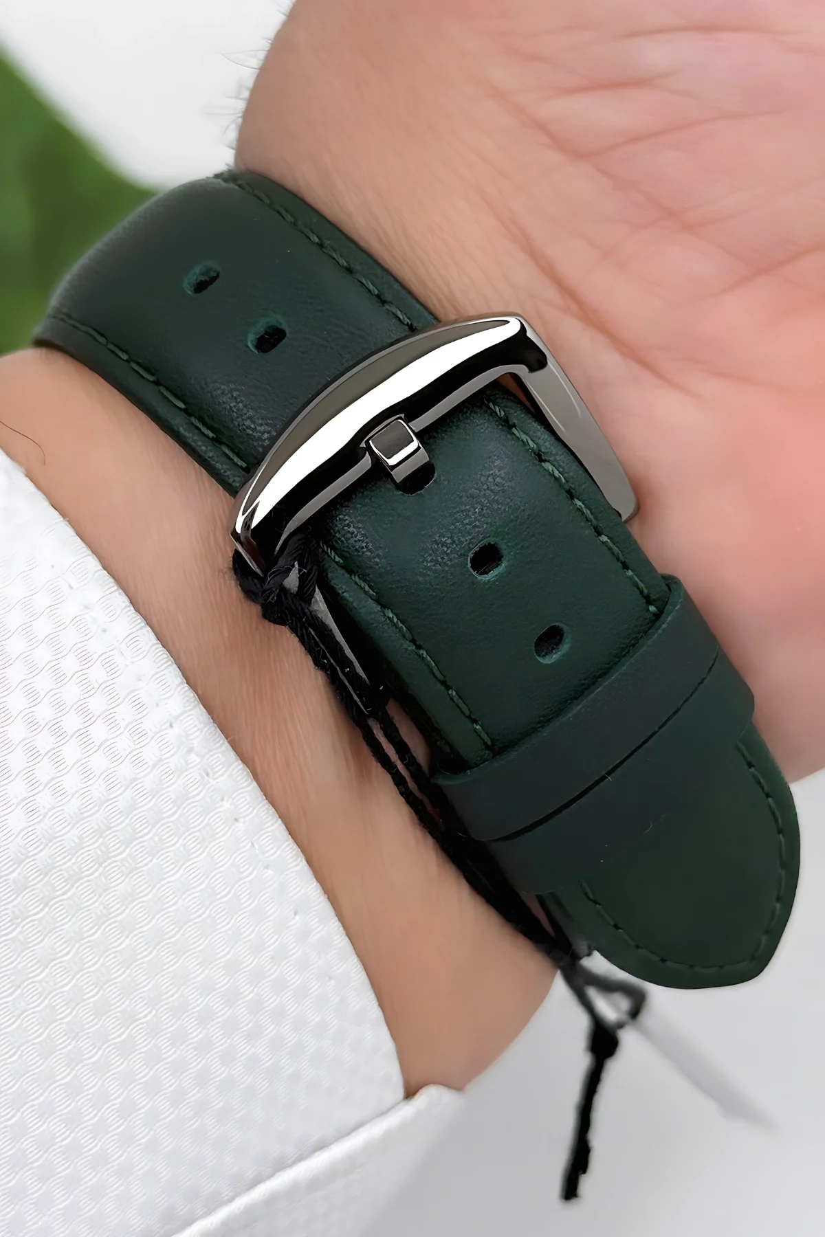 Ferrucci Function Deri Kordon Erkek Kol Saati 3 ATM- Bileklik Hediyeli Yeşil-Füme zmfer167