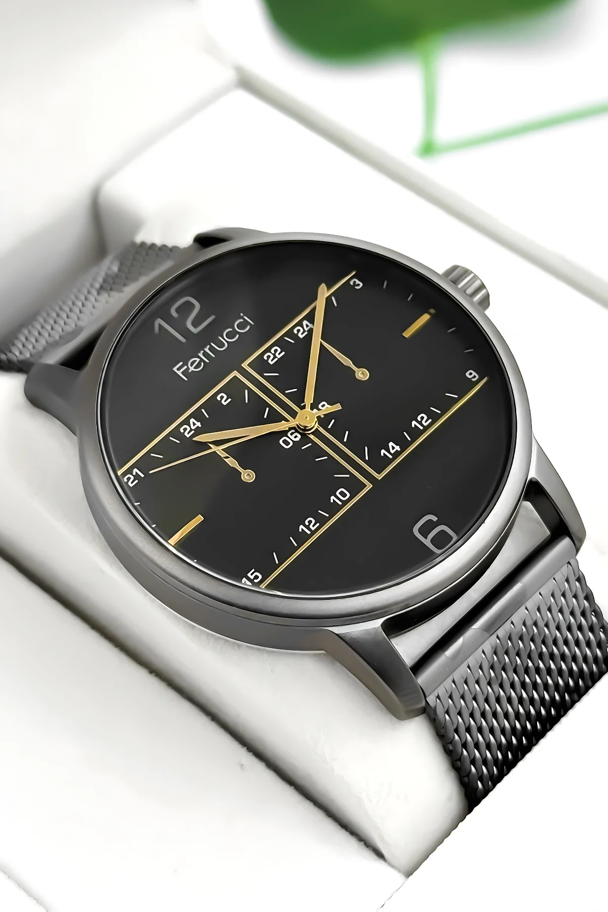 Ferrucci Erkek Kol Saati Çelik Kasa & Çelik Kordon Kamuflaj zmfer191