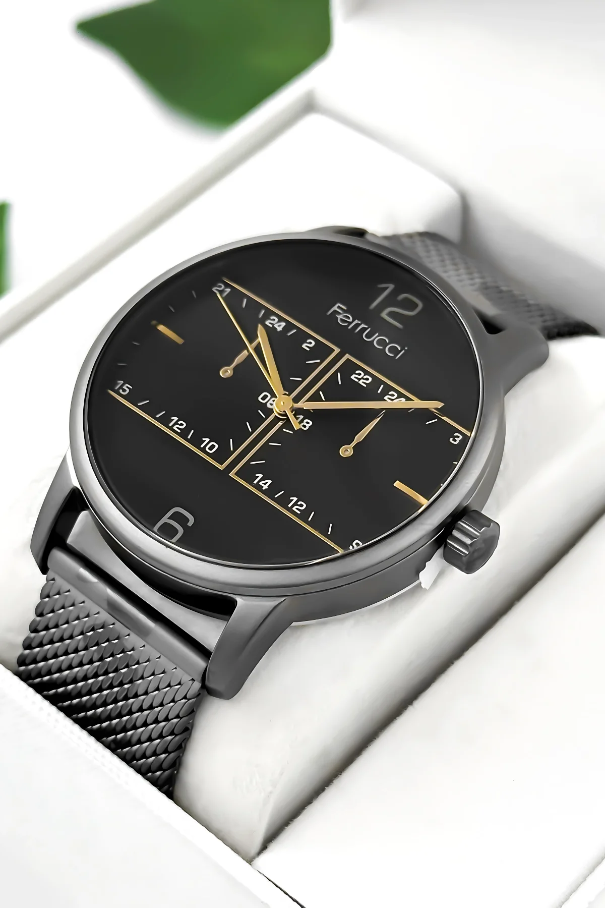 Ferrucci Erkek Kol Saati Çelik Kasa & Çelik Kordon Kamuflaj zmfer191