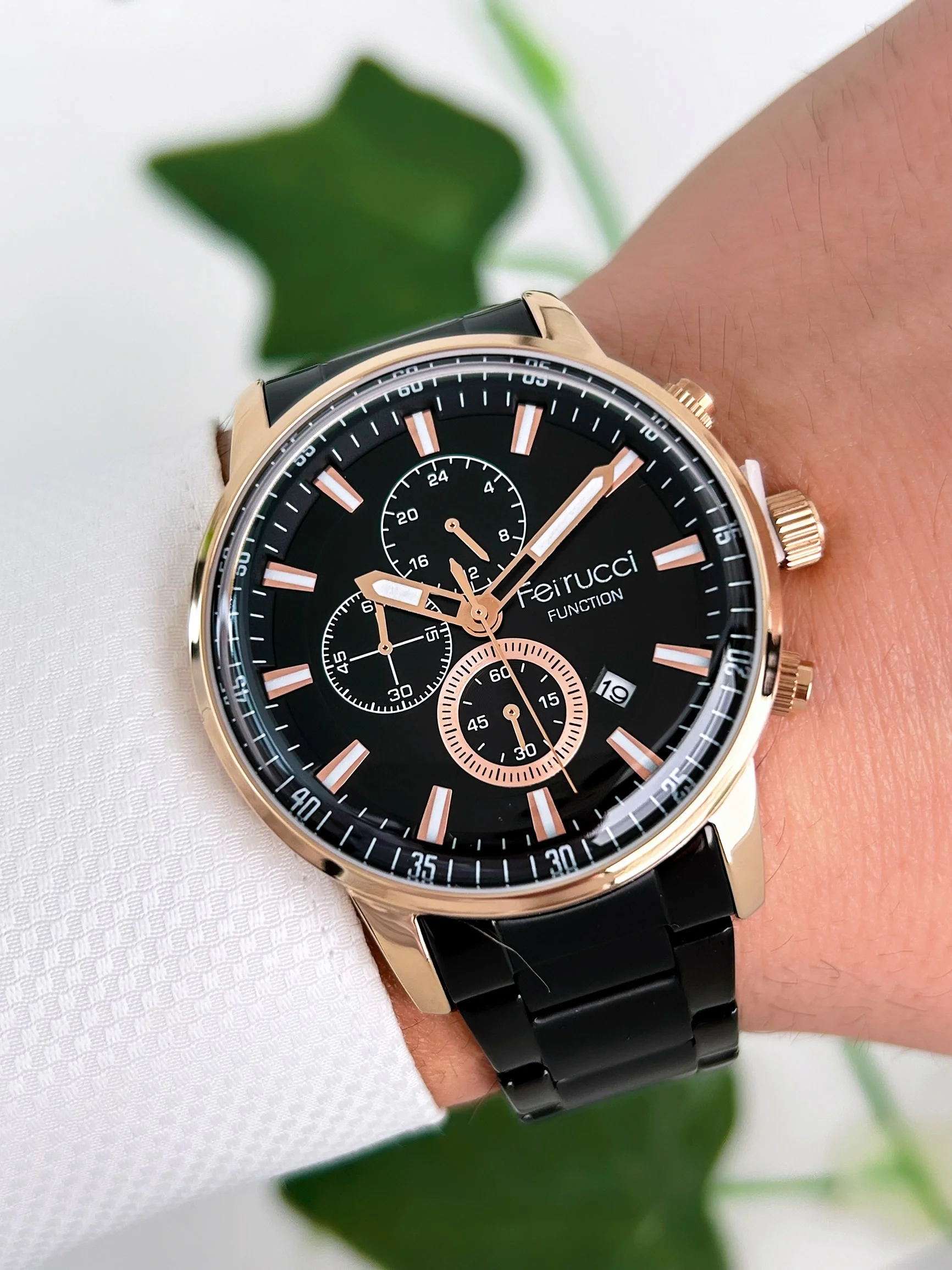 Ferrucci Function Erkek Kol Saati Çelik Kordon Çelik Kasa 3 ATM Suya Dayanıklılık