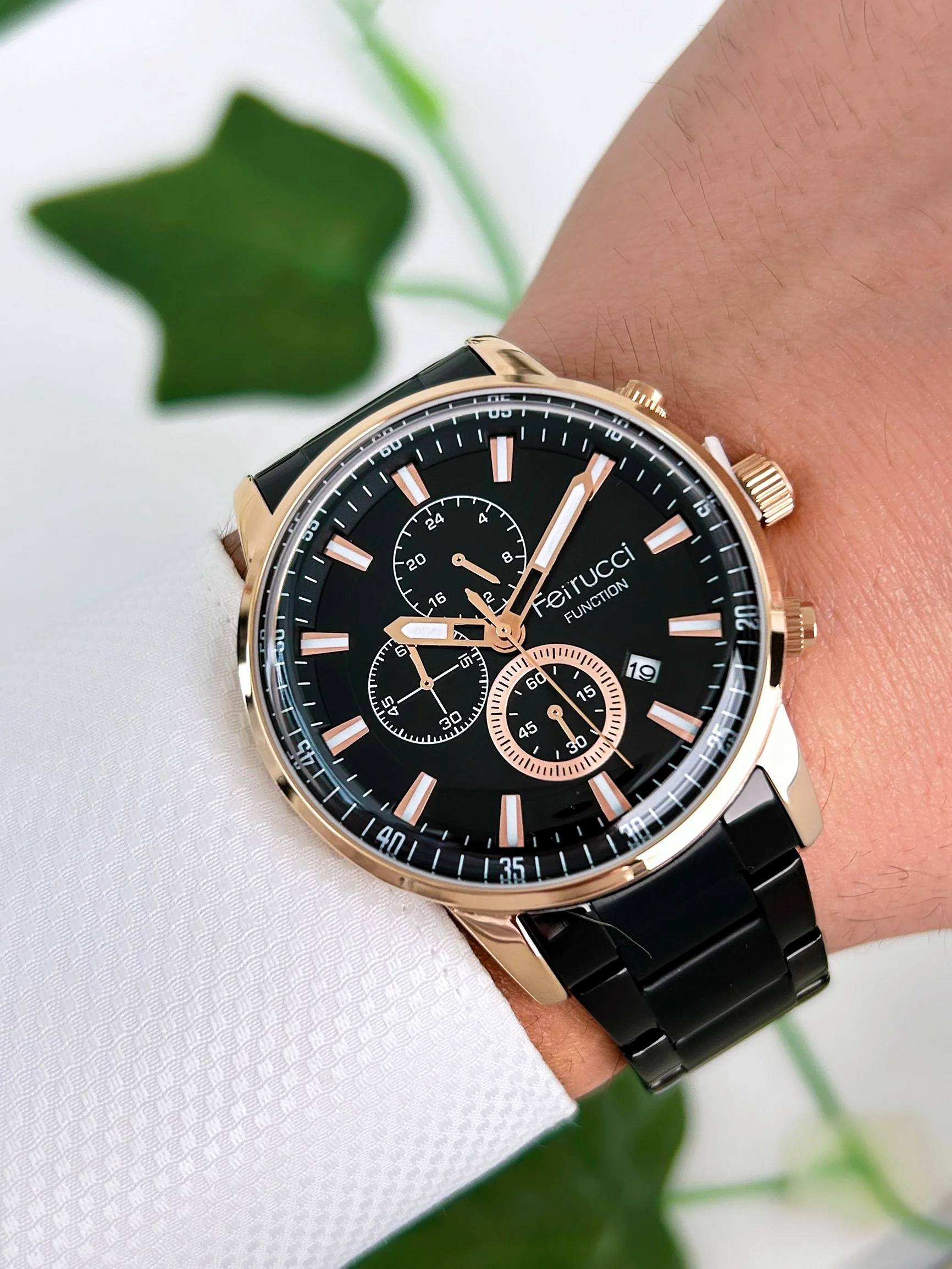 Ferrucci Function Erkek Kol Saati Çelik Kordon Çelik Kasa 3 ATM Suya Dayanıklılık