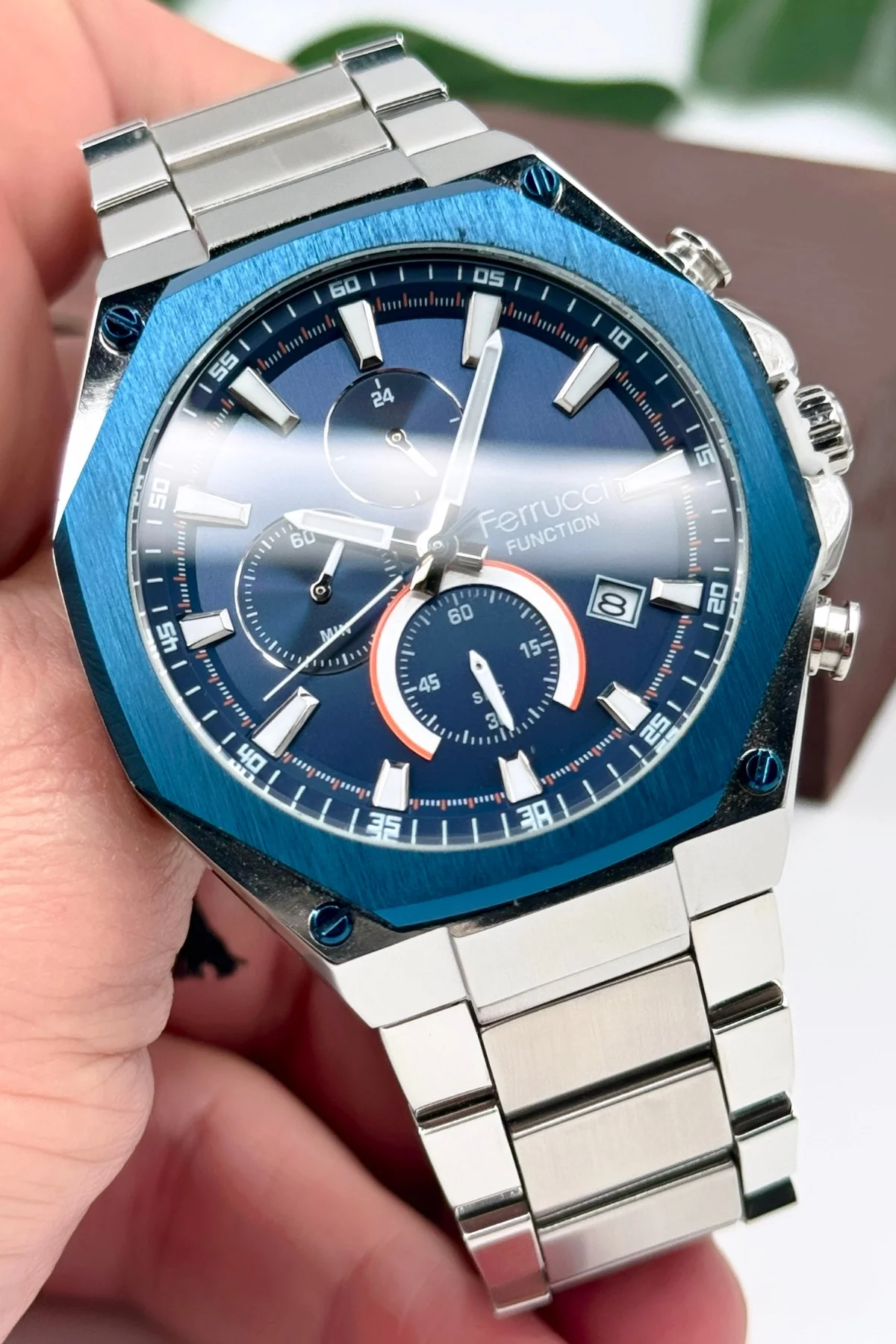 Ferrucci Function Erkek Kol Saati Çelik Kordon Çelik Kasa 3 ATM Suya Dayanıklılık zmfer047
