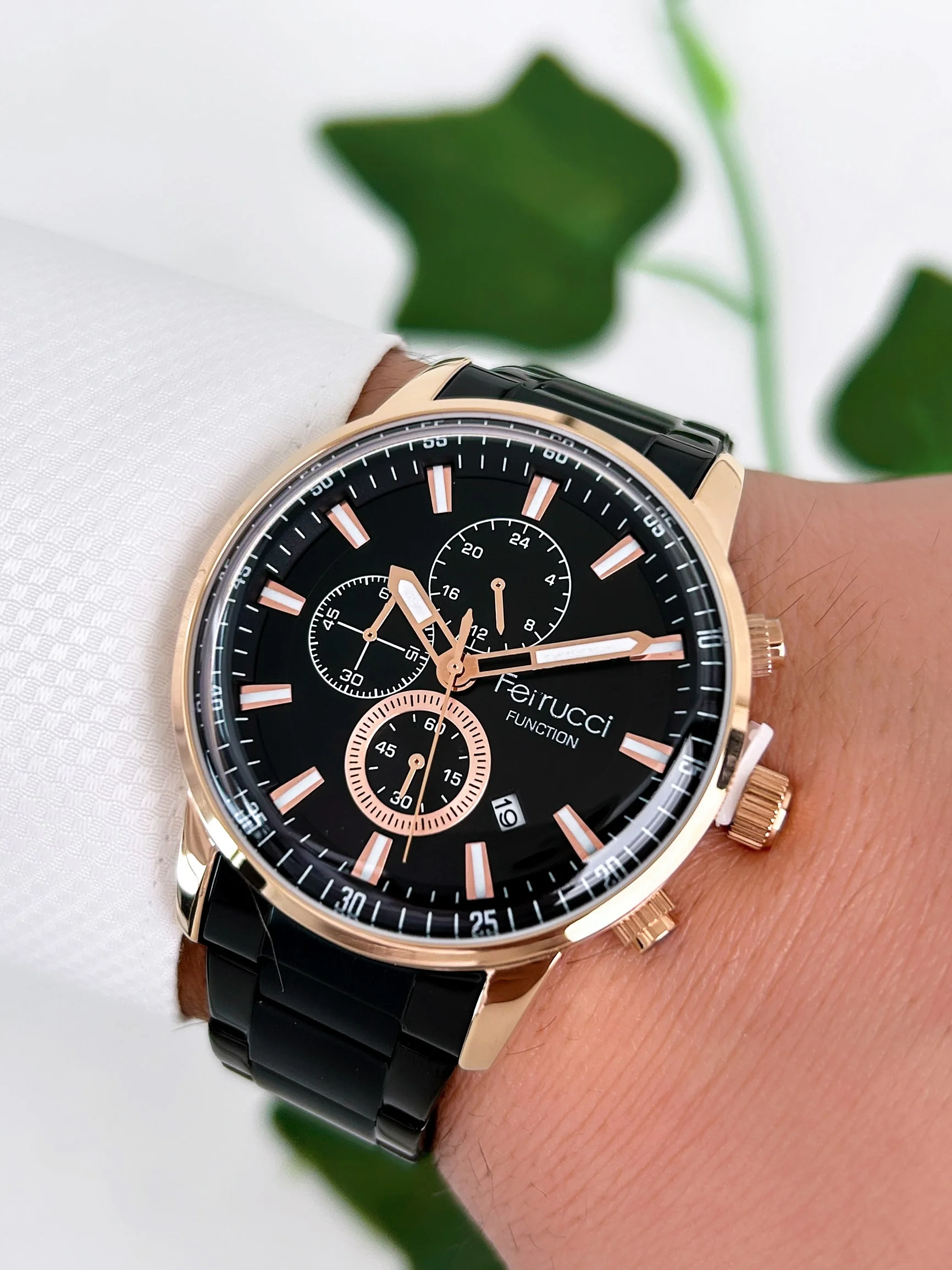 Ferrucci Function Erkek Kol Saati Çelik Kordon Çelik Kasa 3 ATM Suya Dayanıklılık