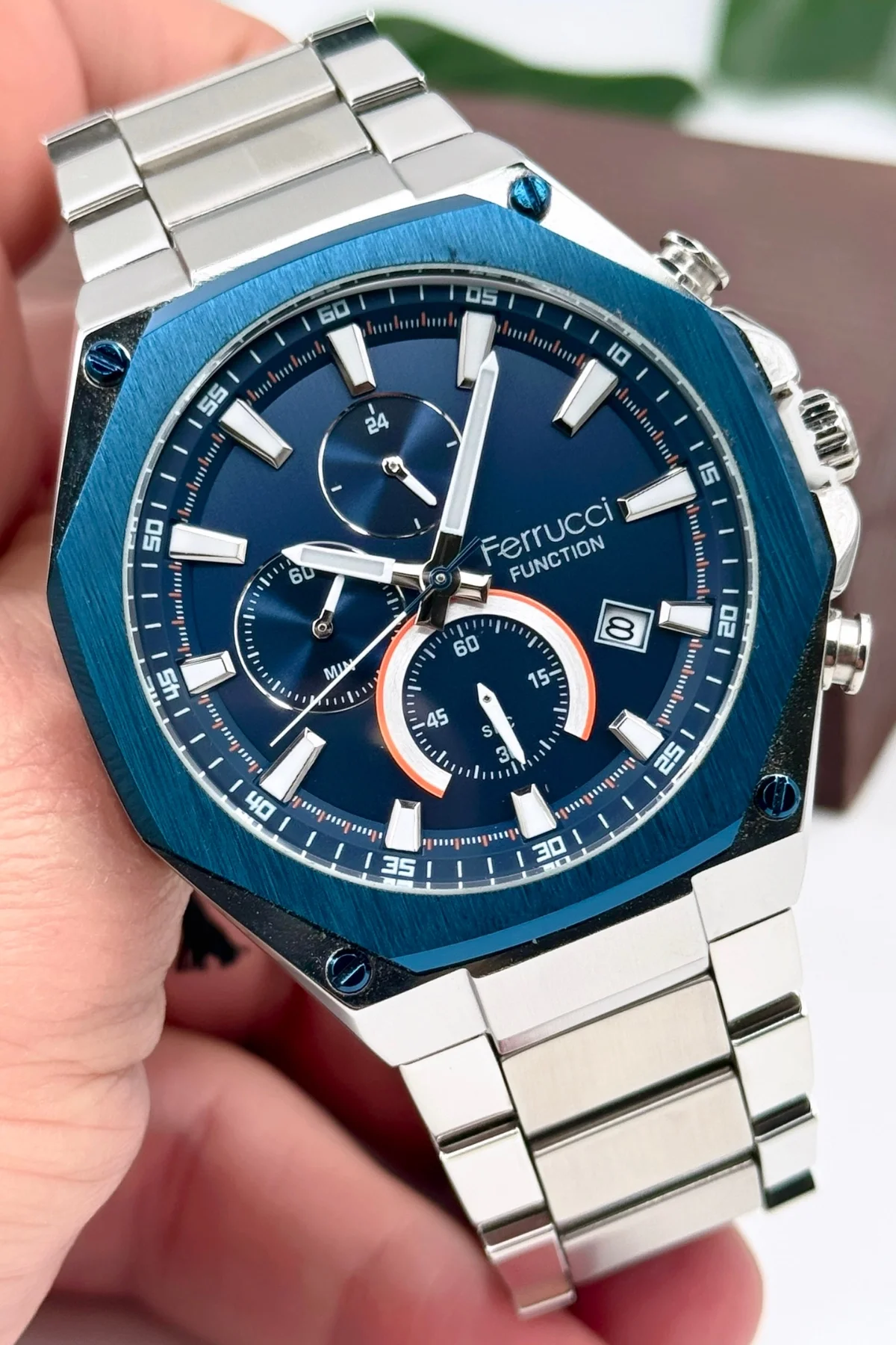 Ferrucci Function Erkek Kol Saati Çelik Kordon Çelik Kasa 3 ATM Suya Dayanıklılık zmfer047