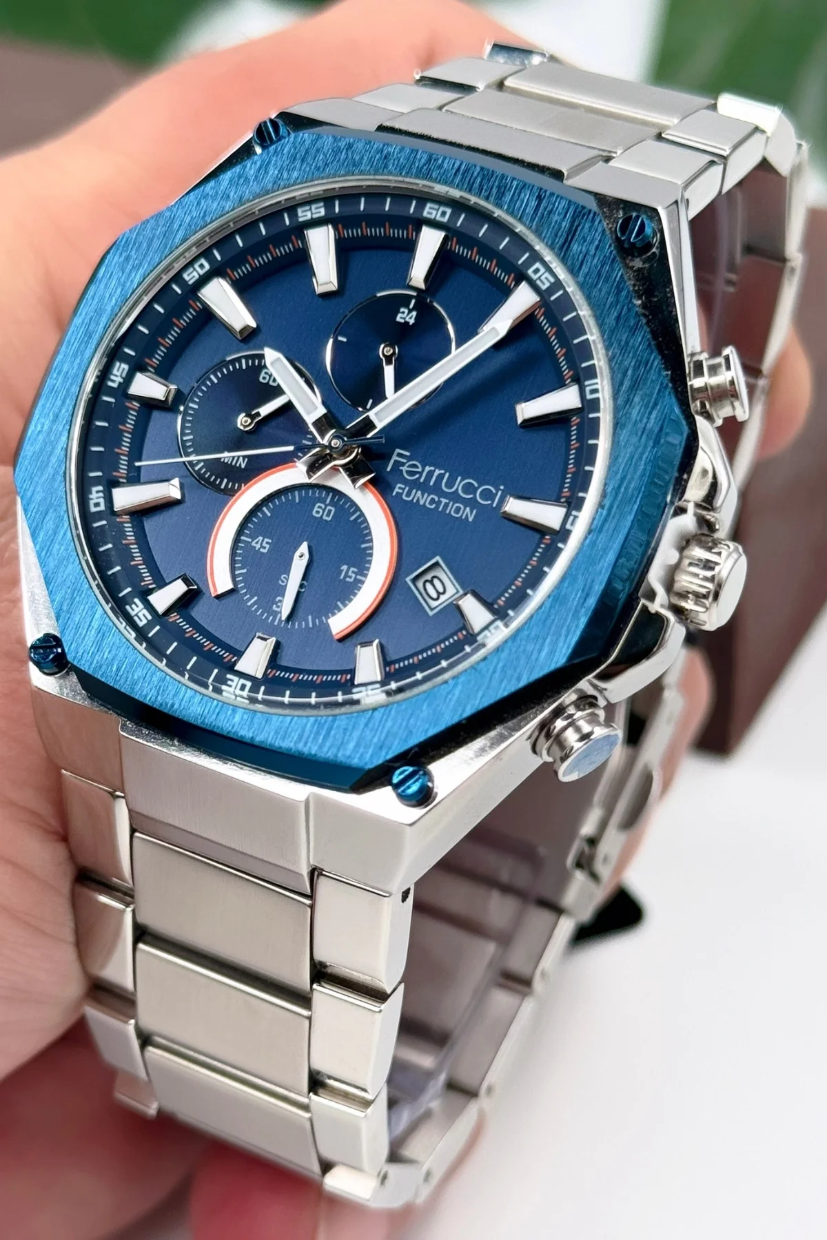 Ferrucci Function Erkek Kol Saati Çelik Kordon Çelik Kasa 3 ATM Suya Dayanıklılık zmfer047