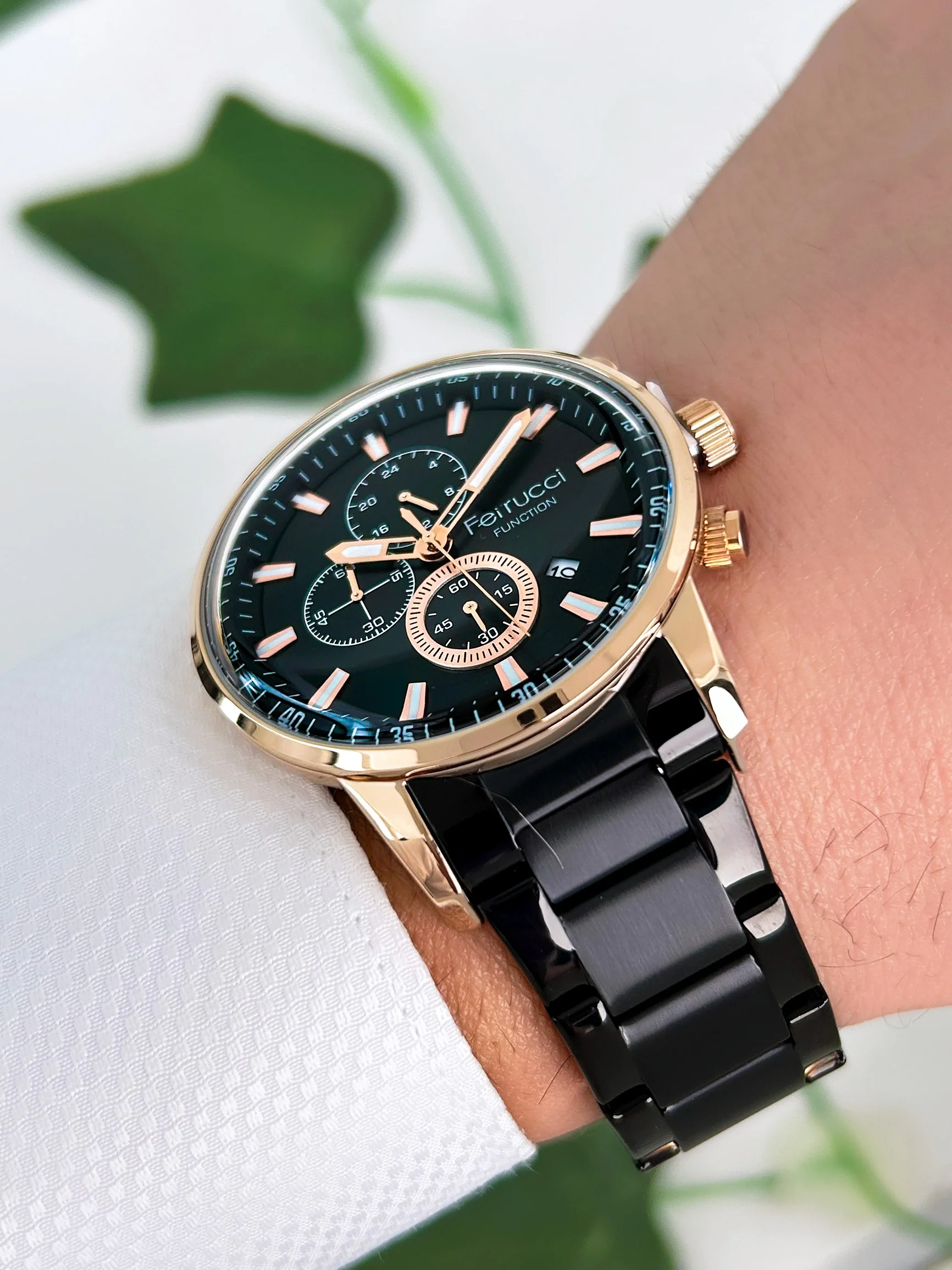 Ferrucci Function Erkek Kol Saati Çelik Kordon Çelik Kasa 3 ATM Suya Dayanıklılık