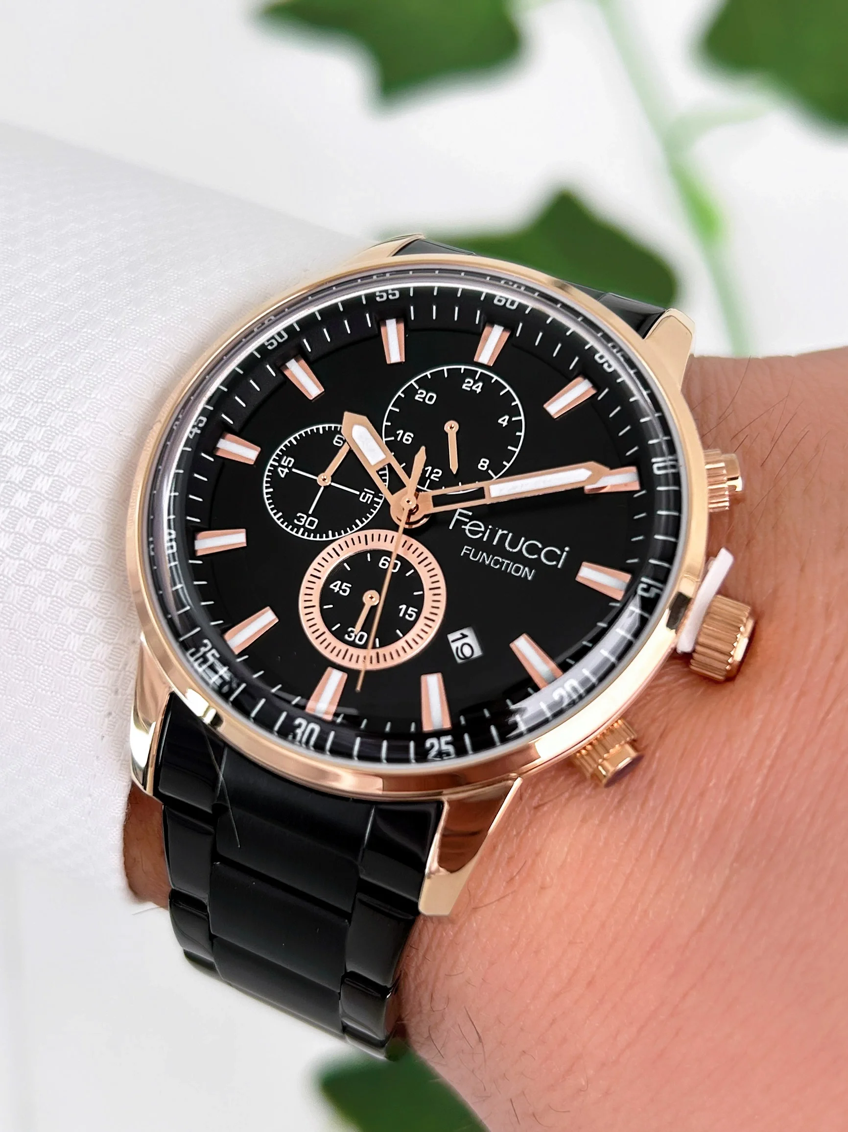 Ferrucci Function Erkek Kol Saati Çelik Kordon Çelik Kasa 3 ATM Suya Dayanıklılık