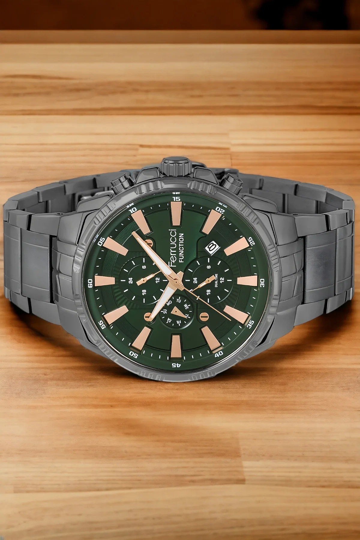 Ferrucci Function Erkek Kol Saati Füme Renk FCF.13144FM.04+Bileklik zmfer130