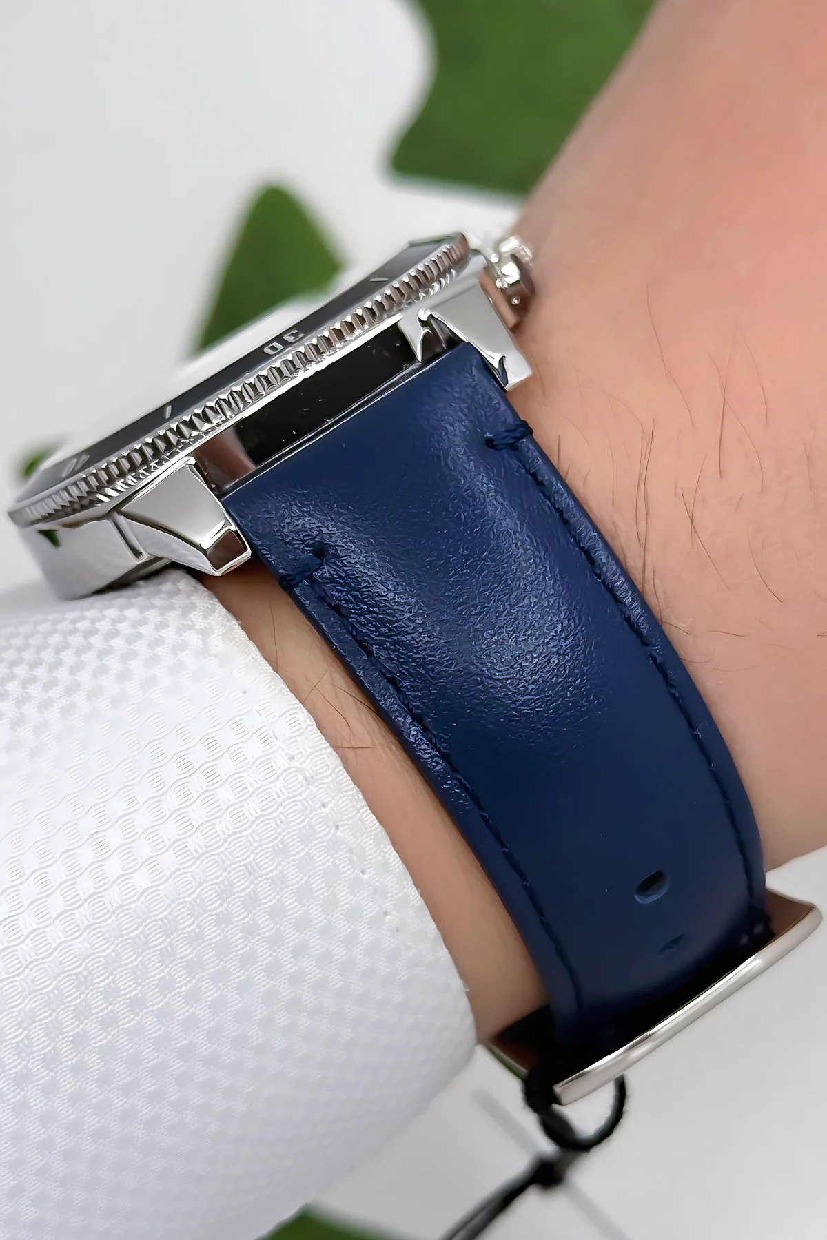 Ferrucci Lacivert-Gümüş Function Deri Kordon Erkek Kol Saati 3 ATM- Bileklik Hediyeli zmfer169