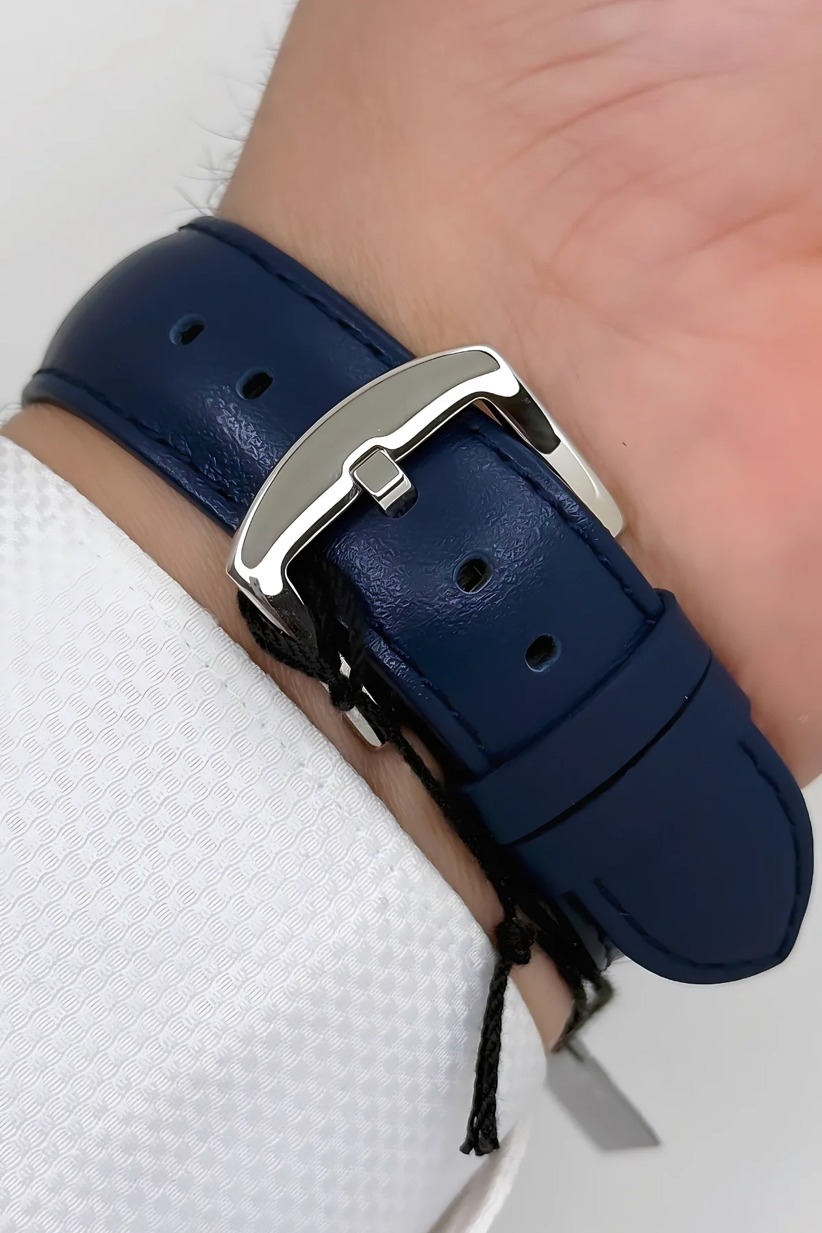 Ferrucci Lacivert-Gümüş Function Deri Kordon Erkek Kol Saati 3 ATM- Bileklik Hediyeli zmfer169