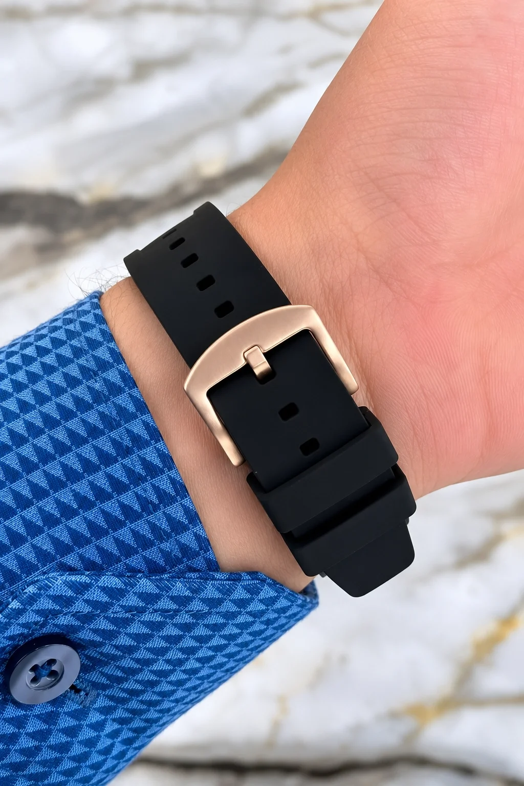 Ferrucci Siyah Renk Silikon Kordon FCF.03258FS.01 Function Erkek Kol Saati+Bileklik zmfer156