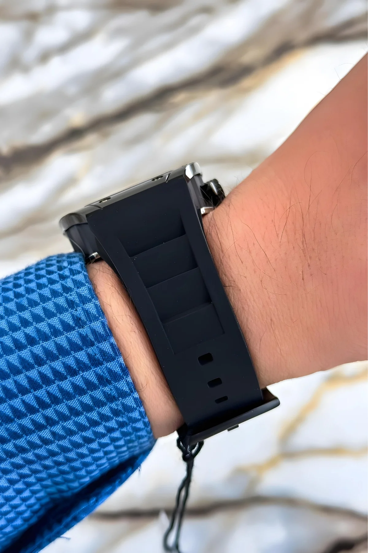 Ferrucci Siyah Renk Silikon Kordon FCF.03258FS.08 Function Erkek Kol Saati+Bileklik zmfer156