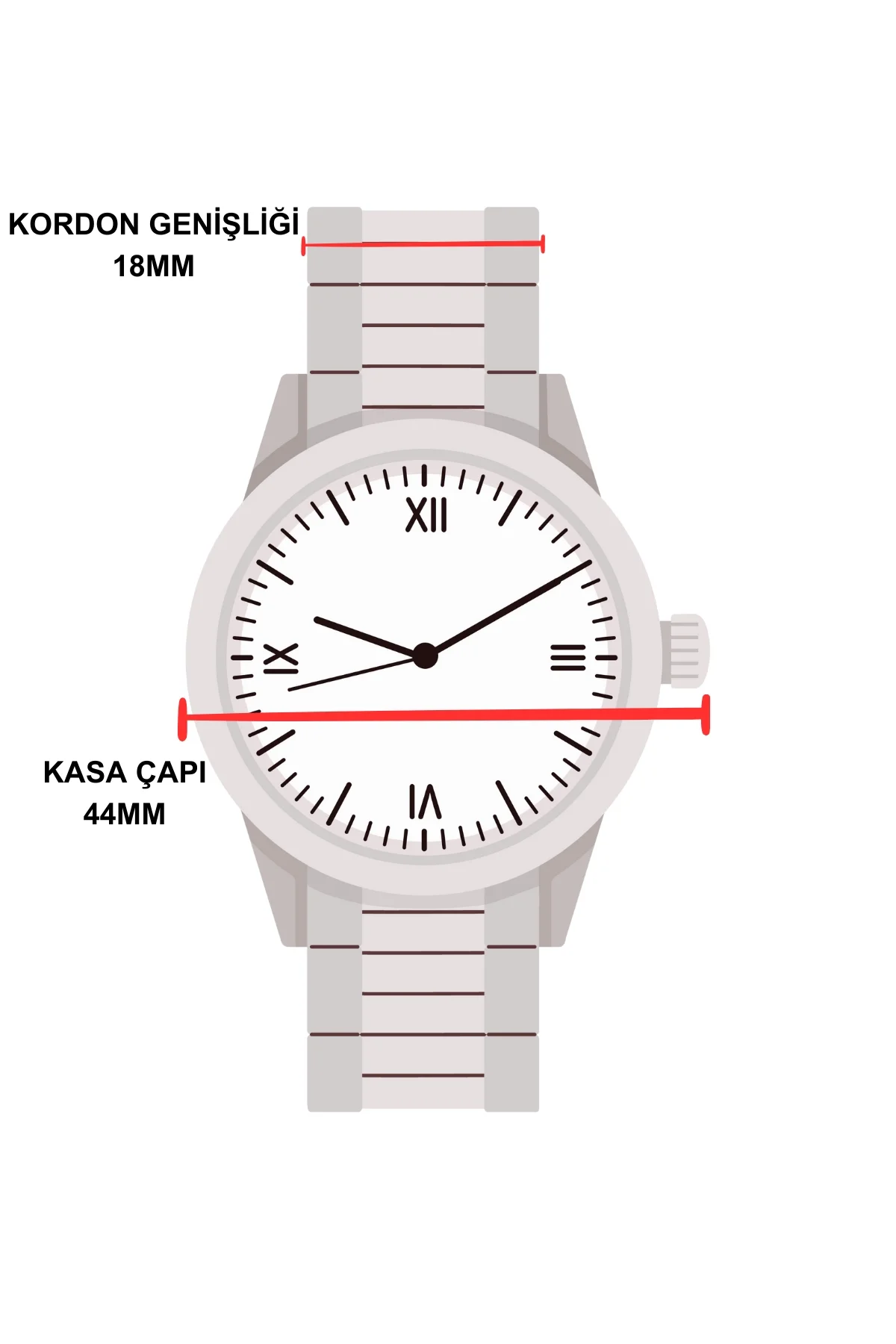 Ferrucci Takvimli Erkek Kol Saati Çelik Kordon Çelik Kasa 3 atm suya Dayanıklı Füme zmfer161
