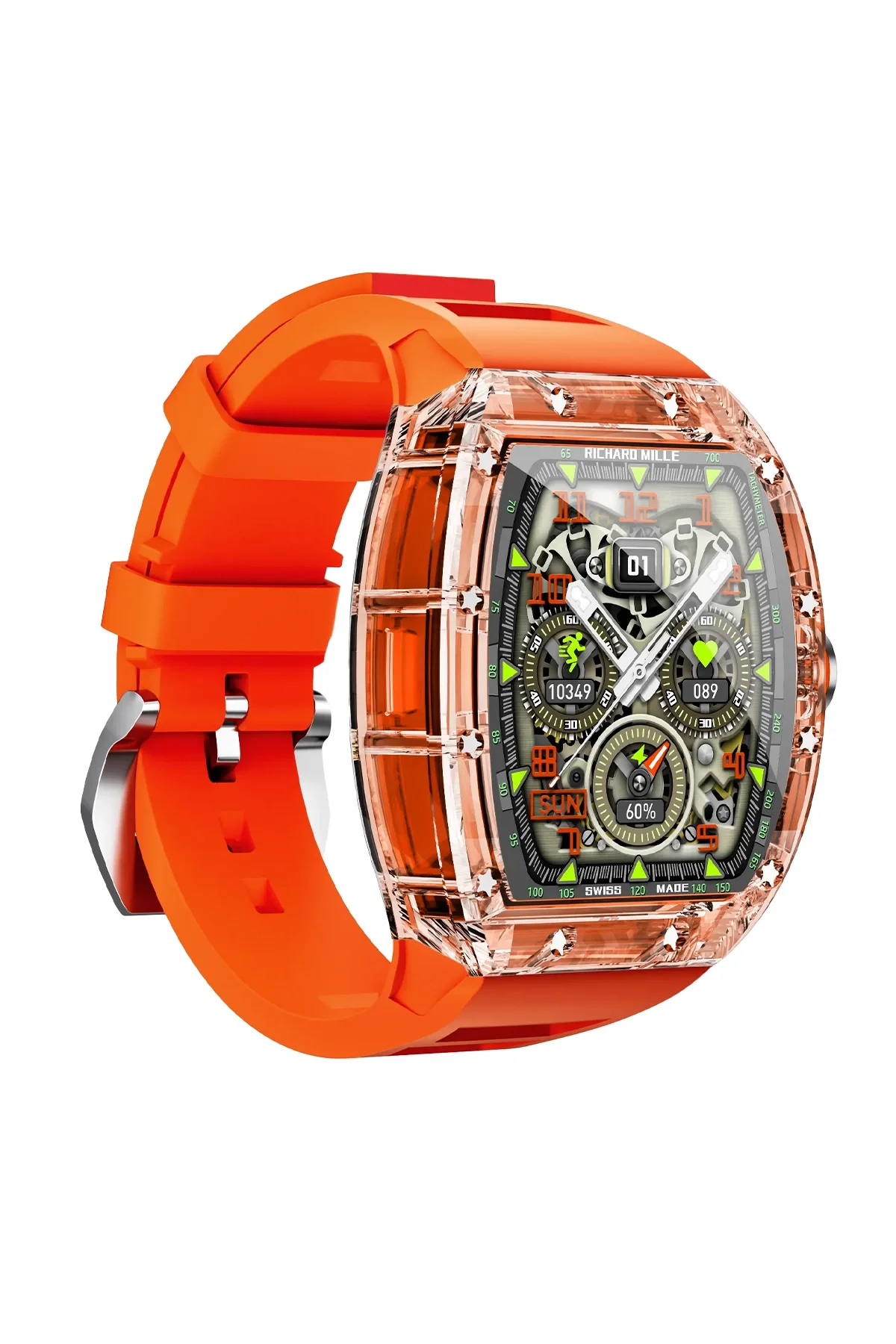 JG.POLO CLUB Akıllı Saat, Sesli Görüşme, Siri Asistan Özelliği, Darbeye Dayanıklı 2,2 inc Ekran JG.001