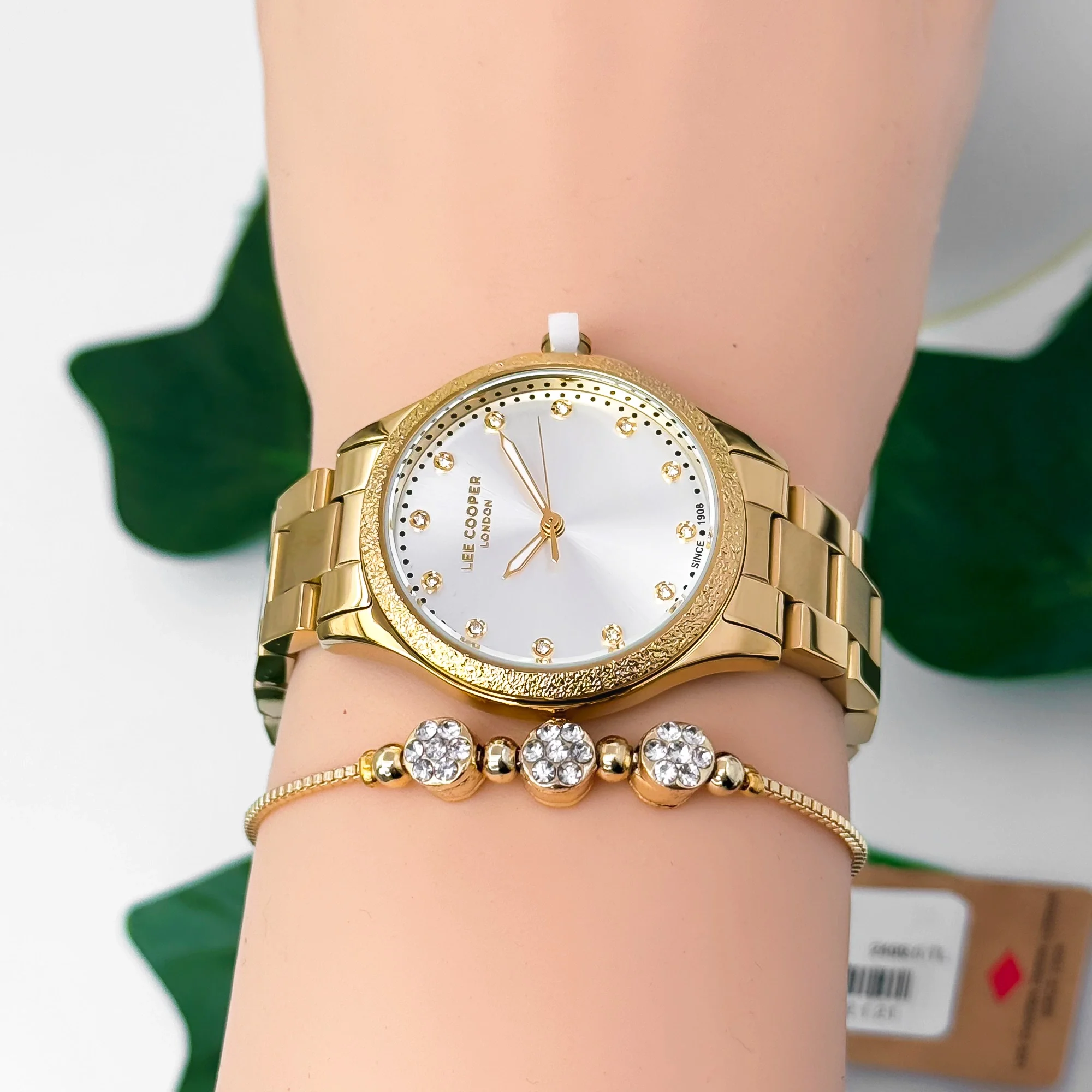 Lee Cooper LC07840.130 Gold Renk Çelik Kordon&Kasa Kadın Kol Saati 3Atm Su Geçirmezlik ZMLC027