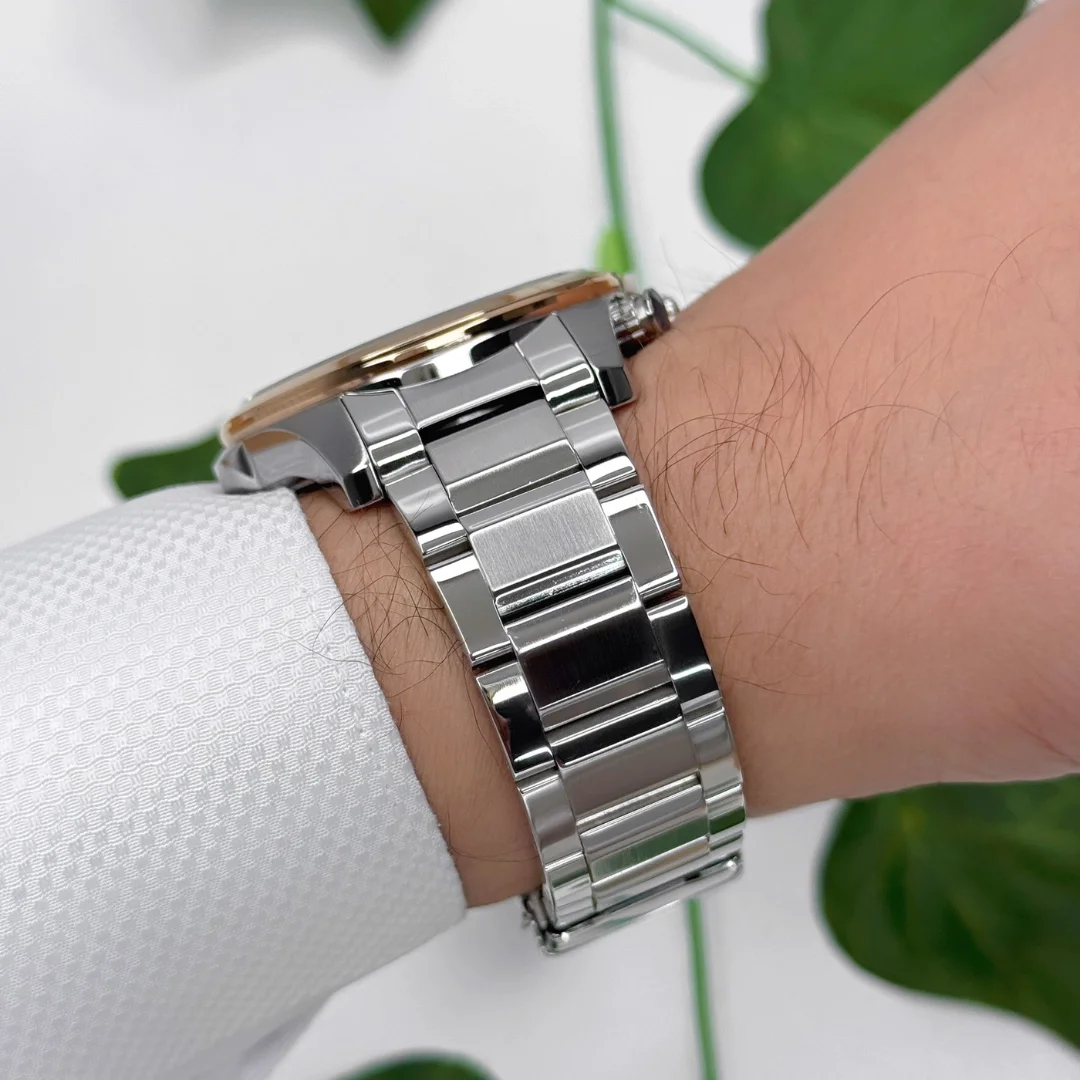 Sergio Tacchini Çelik Kordon&Kasa Erkek Kol Saati Gümüş-Siyah ST.1.10245-5 zmst002