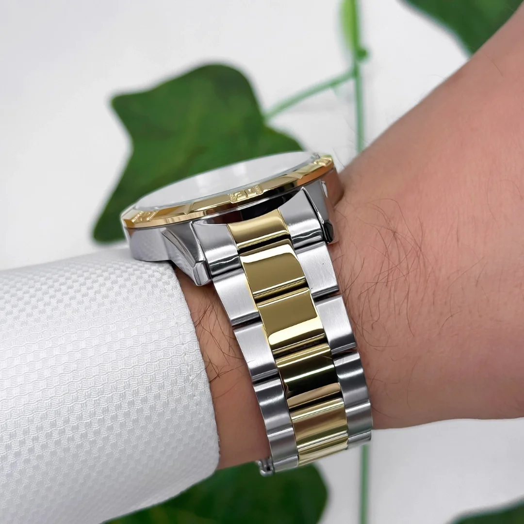 Sergio Tacchini Çelik Kordon&Kasa Erkek Kol Saati Gümüş-Gold ST.1.10184-2 zmst001