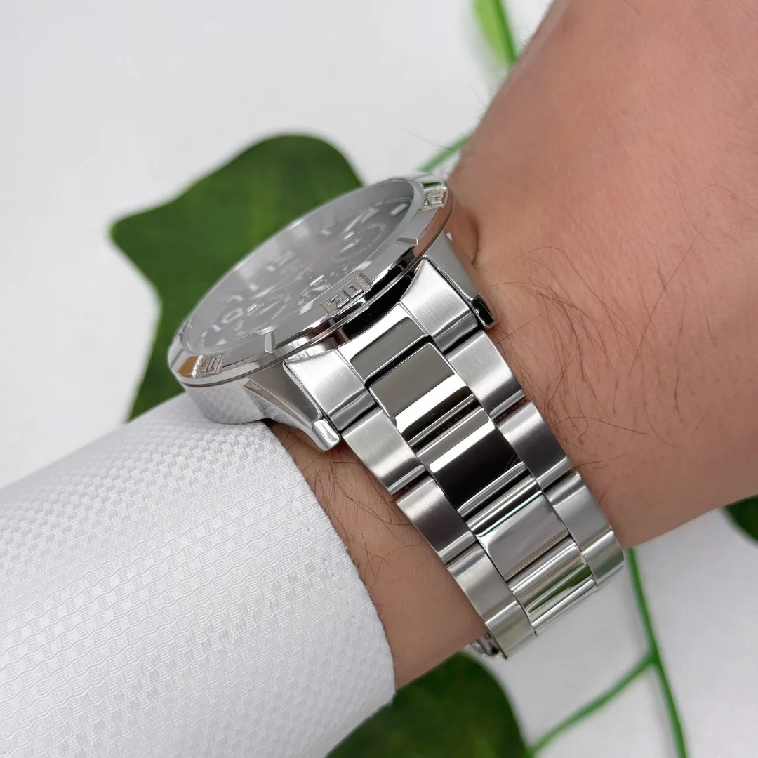 Sergio Tacchini Çelik Kordon&Kasa Erkek Kol Saati Gümüş-Mavi ST.1.10184-3 zmst001