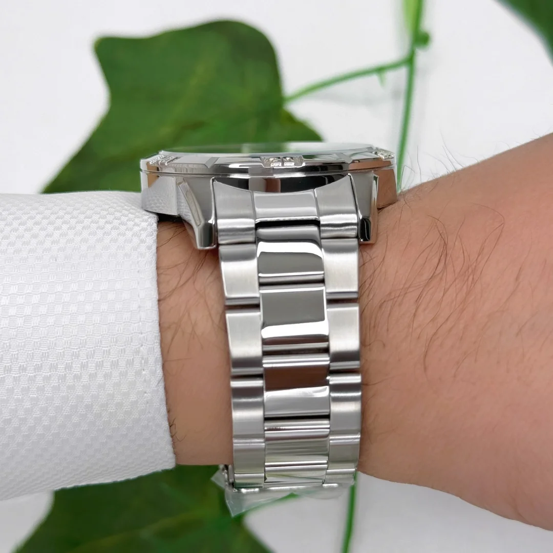 Sergio Tacchini Çelik Kordon&Kasa Erkek Kol Saati Gümüş-Siyah ST.1.10184-1 zmst001