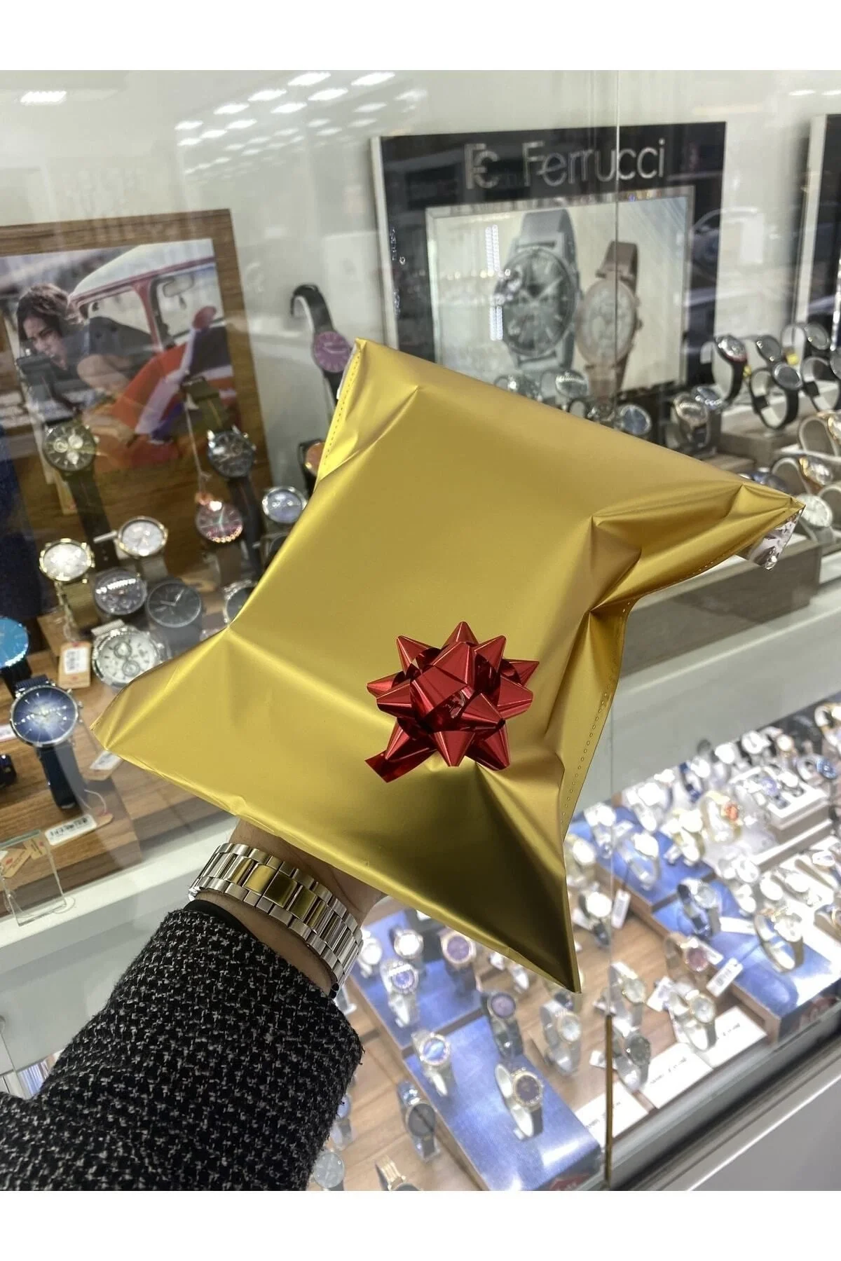 Daniel Klein Çelik Kordon&Kasa Takvimli Erkek Kol Saati Bileklik Hediyeli Gümüş-Siyah zmdk1190