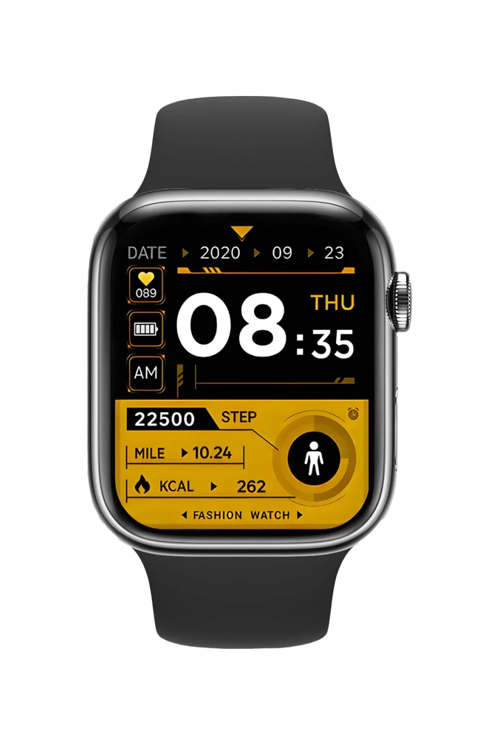 ZmSmart Akıllı Saat Sesli Görüşme Özellikli Parlak Kasa Spor Modlu 45mm Unisex Gümüş-Siyah DW67