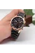 Ferrucci Function FC 13907TM | Siyah Çelik Kordon Rose Gold Çelik Kasa zmfer001