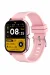 ZmSmart Akıllı Saat Sesli Görüşme Özellikli Spor Modlu 42mm Unisex Pembe-Pembe DW68