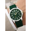 Daniel Klein Silikon Kordon Çelik Kasa Takvimli Erkek Kol Saati Bileklik Hediyeli Yeşil zmdk1214