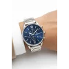 Daniel Klein Erkek Kol Saati Çelik Kordon Çelik Kasa Bileklik Hediyeli Gümüş-Mavi zmdk1133