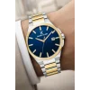 Daniel Klein Erkek Kol Saati Takvimli, Çelik Kordon, 44MM Kasa Gümüş-Gold zmdk1129