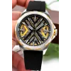 Daniel Klein Otomatik Mekanizma Silikon Kordon Çelik Kasa Erkek Kol Saati Siyah-Sarı zmdk1193